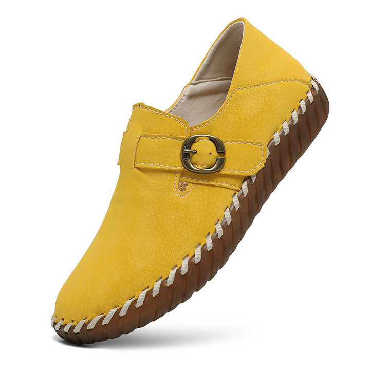 Comfortable women's leather shoes