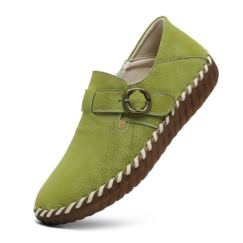 Comfortable women's leather shoes