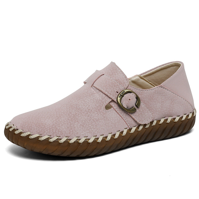Comfortable women's leather shoes