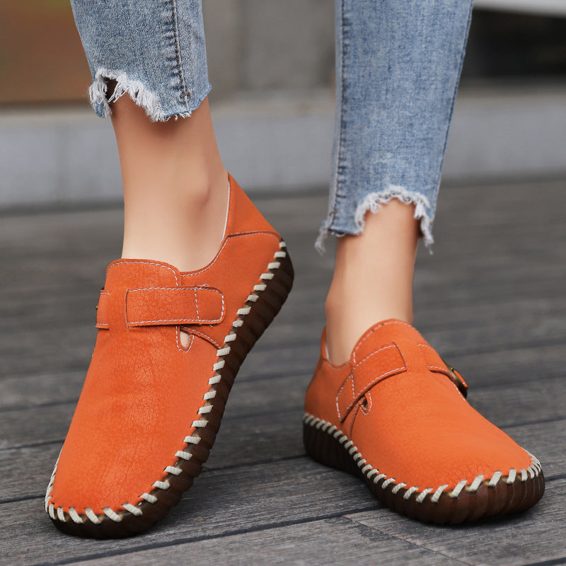 Comfortable women's leather shoes
