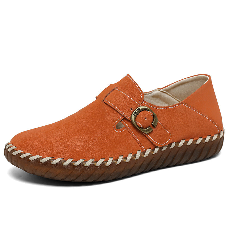 Comfortable women's leather shoes