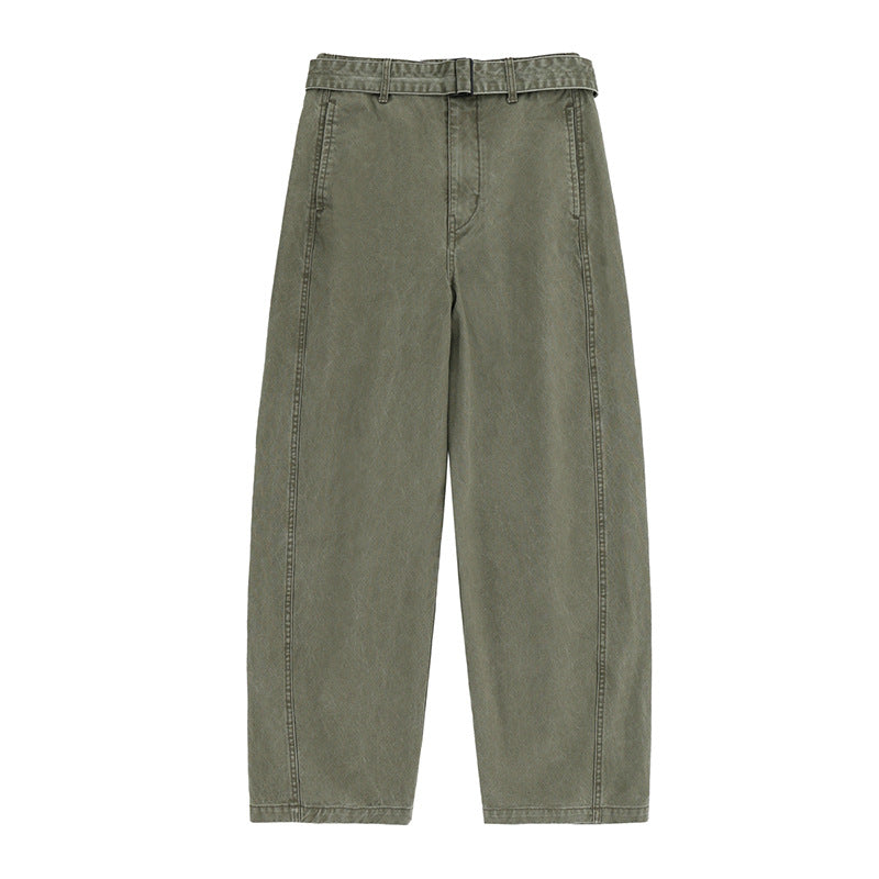 High waist banana pants for men