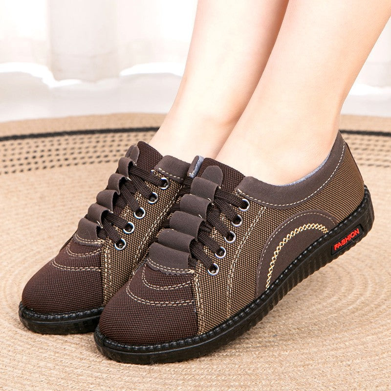 Lightweight non-slip flat heel shoes