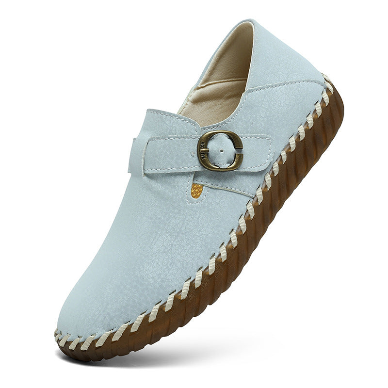 Comfortable women's leather shoes