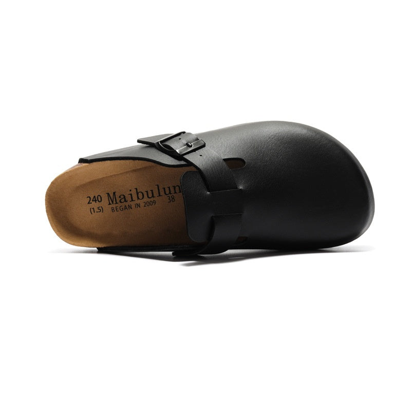 Baotou flat bottomed slippers