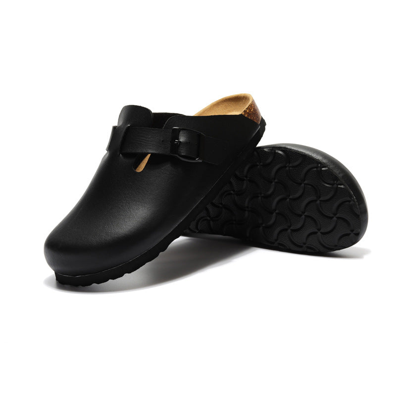 Baotou flat bottomed slippers