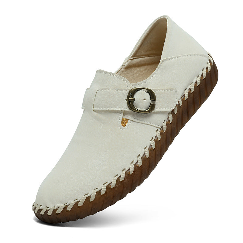 Comfortable women's leather shoes