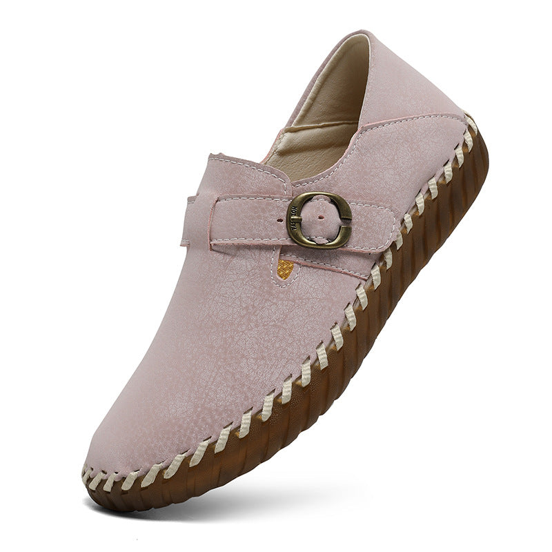 Comfortable women's leather shoes