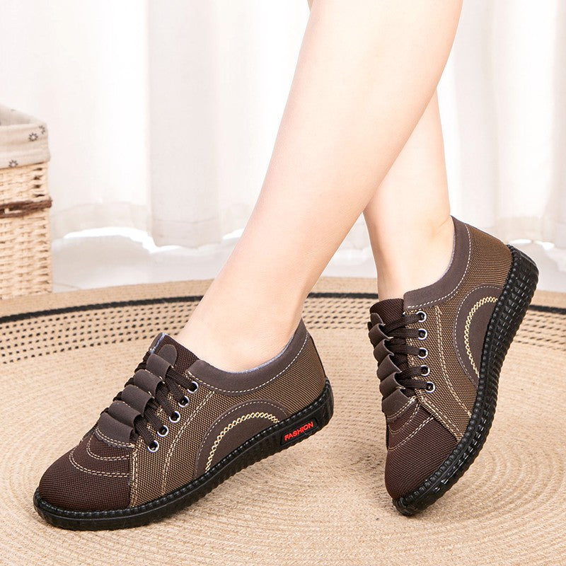 Lightweight non-slip flat heel shoes