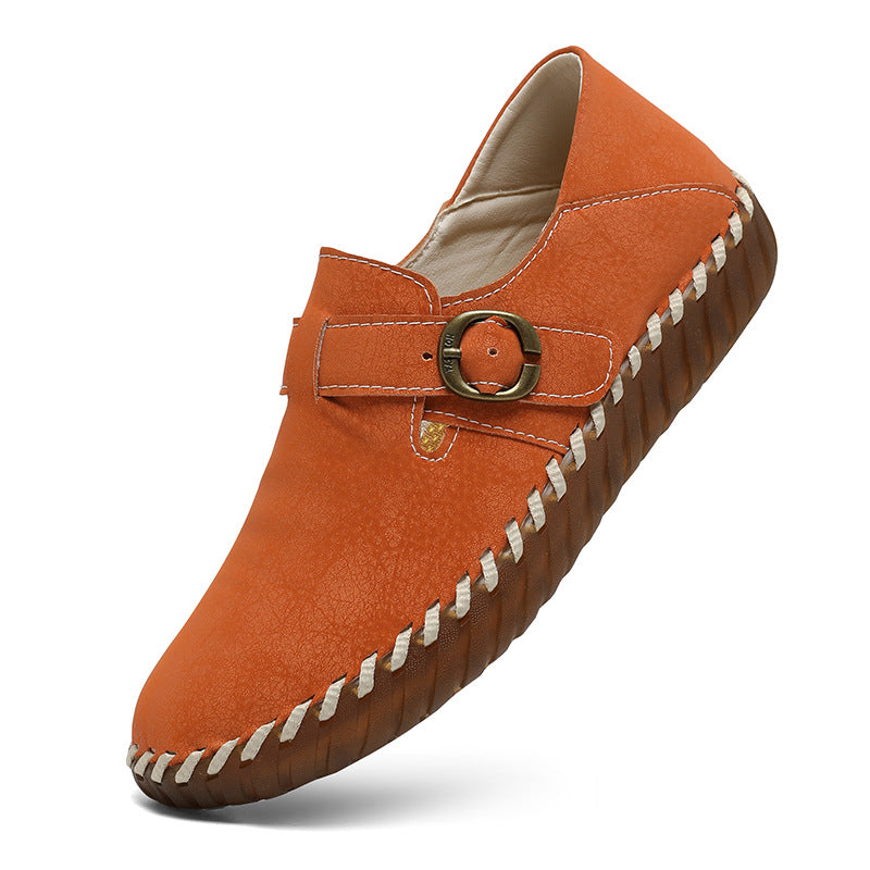 Comfortable women's leather shoes