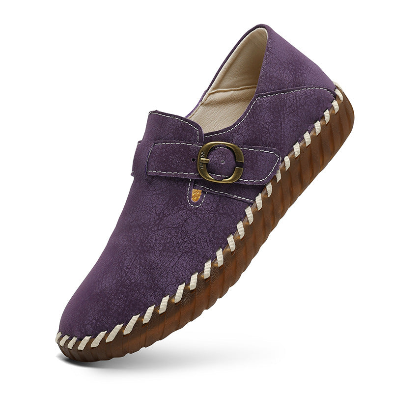 Comfortable women's leather shoes