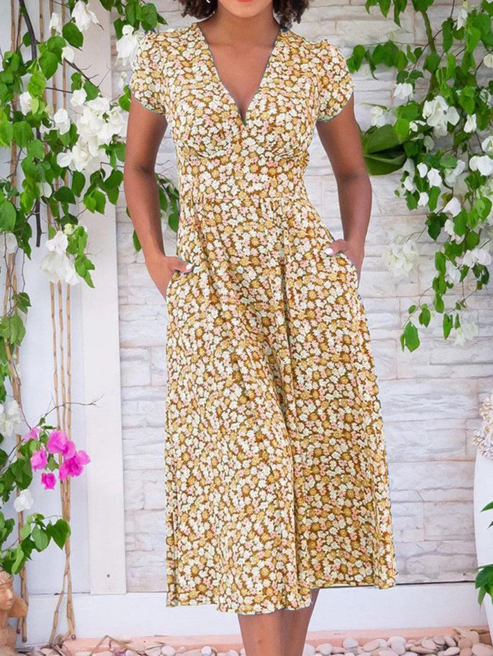 Robe rose fluide et confortable