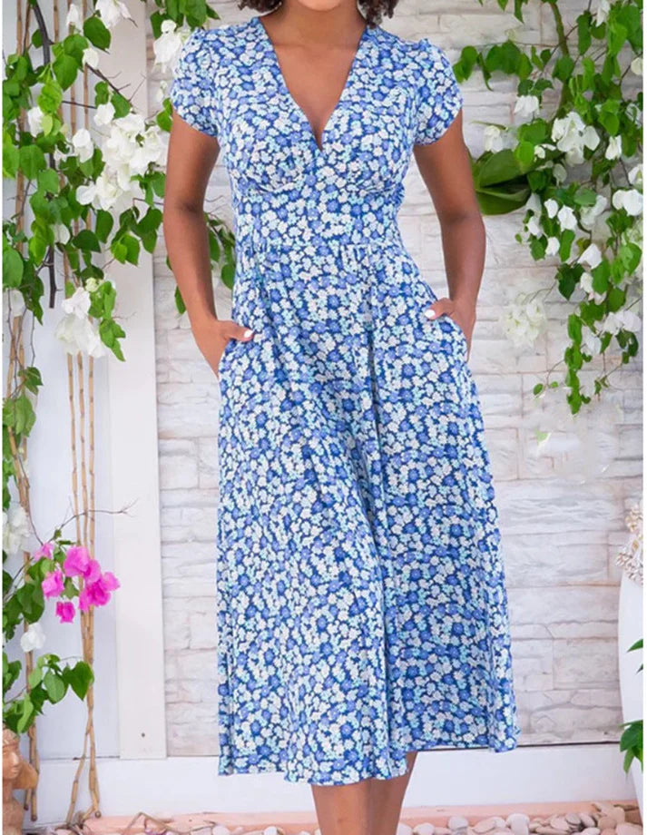 Robe rose fluide et confortable