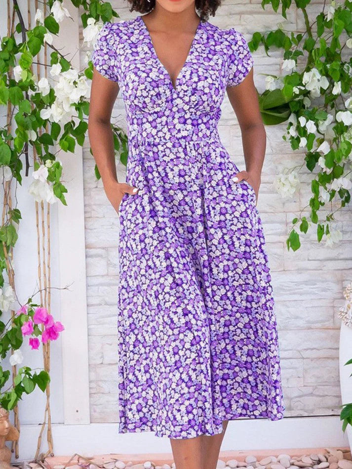 Robe rose fluide et confortable